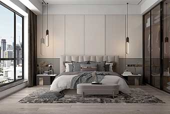 白山现代风格-卧室