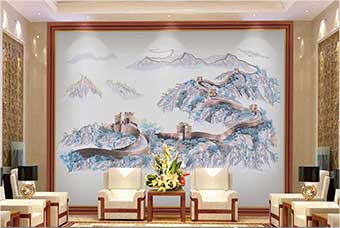 白山森佰汇航空纤维墙咔（唯我中华）