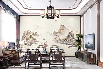 白山森佰汇航空纤维墙咔(巴山蜀水)