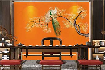 白山森佰汇航空纤维墙咔（春花秋月）