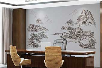 白山森佰汇航空纤维墙咔(山水之间)